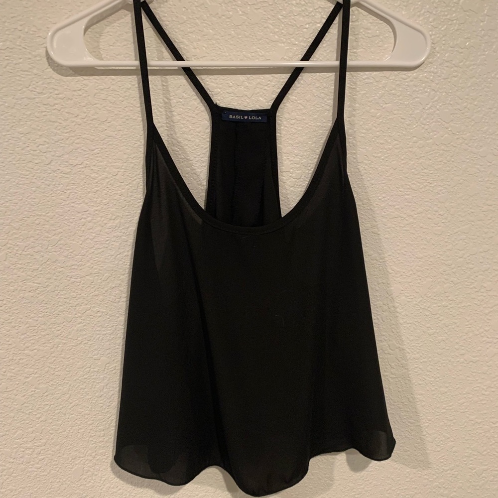 Basil and lola Crop top in black